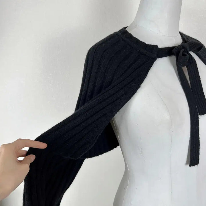 [SOLD OUT] 한섬 2022 캐시미어 미니 블랙 가디건 여90 F 라덴 빈티지