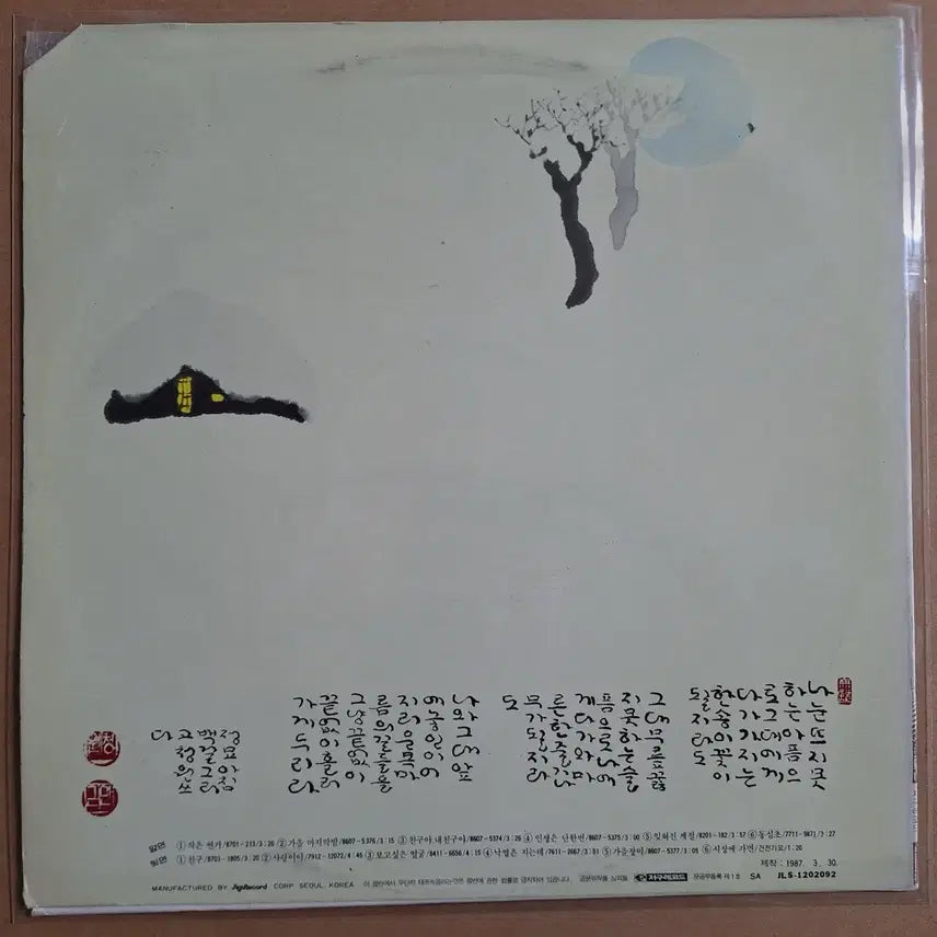 [SOLD OUT] 최백호 작은 연가 LP