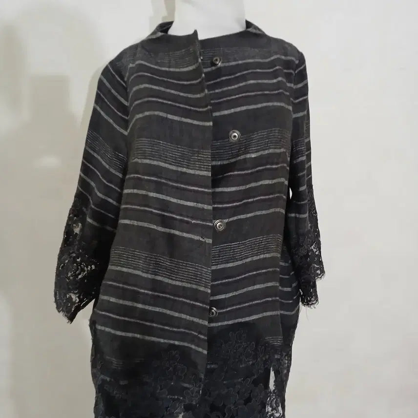 [SOLD OUT] 손정완 레이스 매치 마소재 자켓