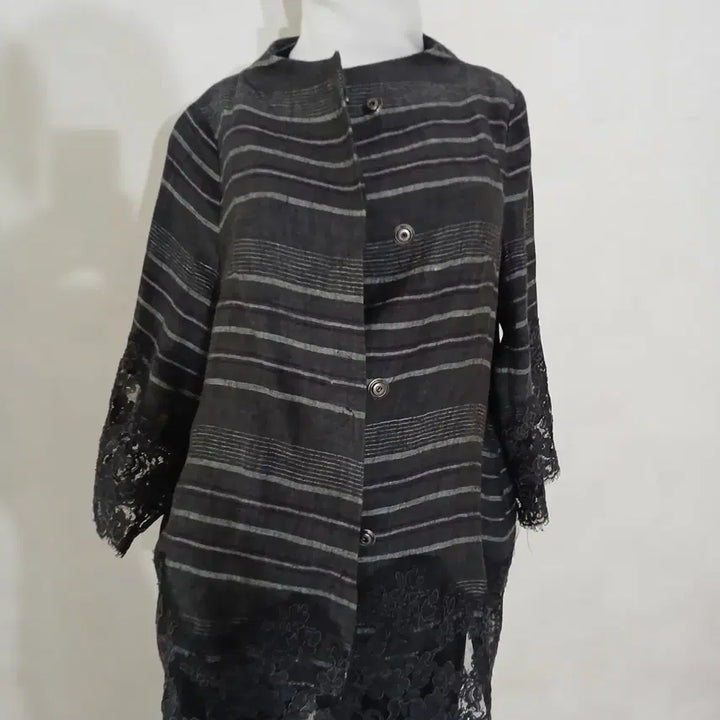 [SOLD OUT] 손정완 레이스 매치 마소재 자켓