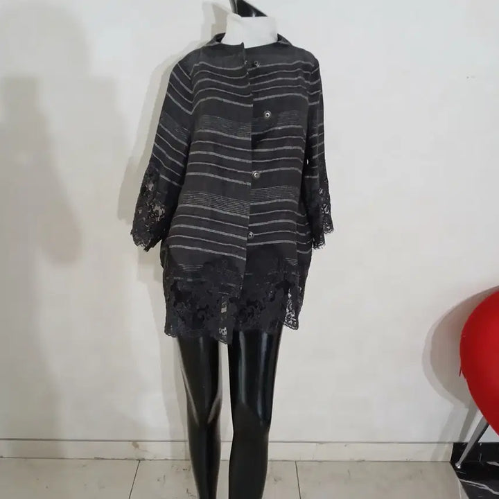 [SOLD OUT] 손정완 레이스 매치 마소재 자켓