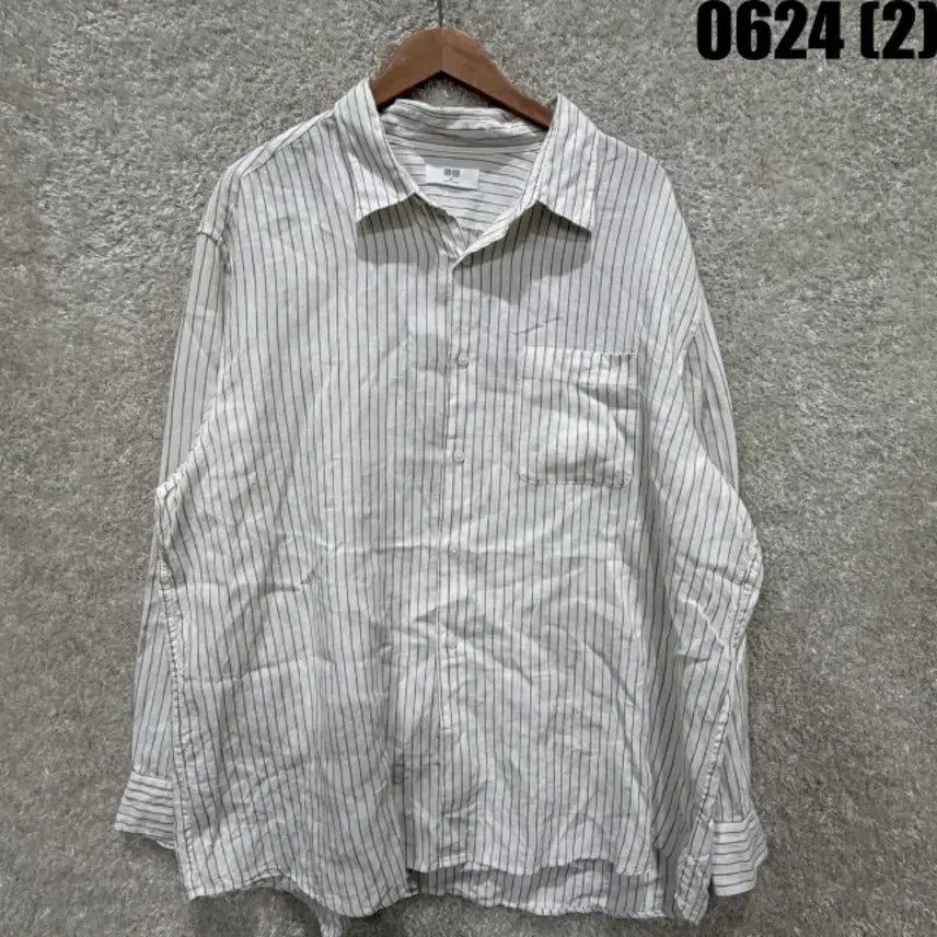 [SOLD OUT] 유니클로 스트라이프 셔츠 xxxxl