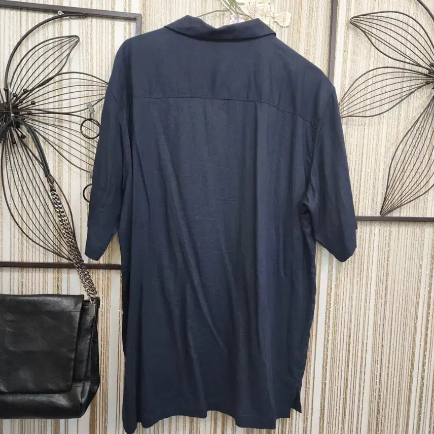 [SOLD OUT] 탑텐  100사이즈  린넨 셔츠 네이비색상