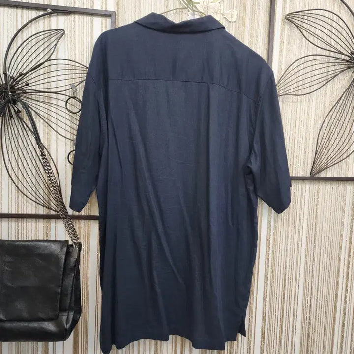 [SOLD OUT] 탑텐  100사이즈  린넨 셔츠 네이비색상