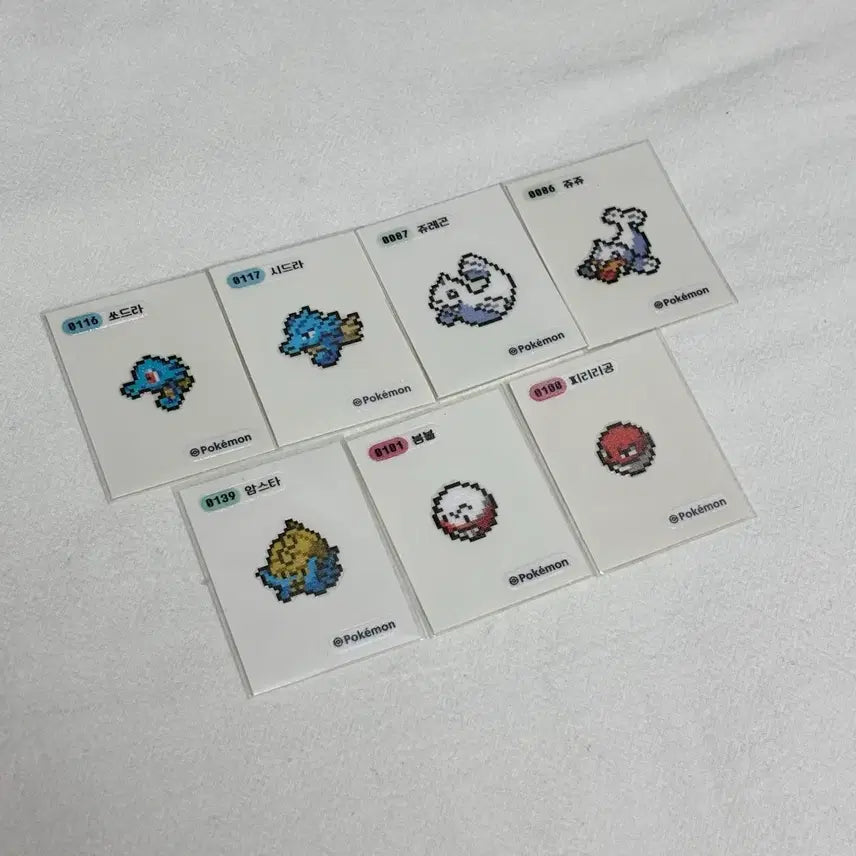 [SOLD OUT] 포켓몬 픽셀 띠부씰