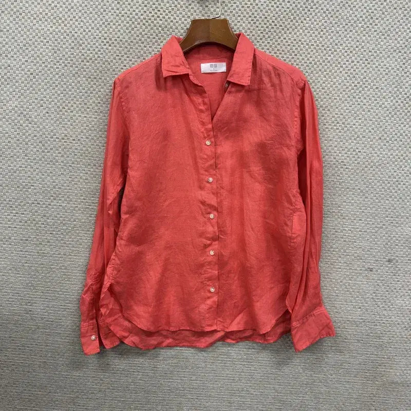 [SOLD OUT] 유니클로 린넨 셔츠 S D06452