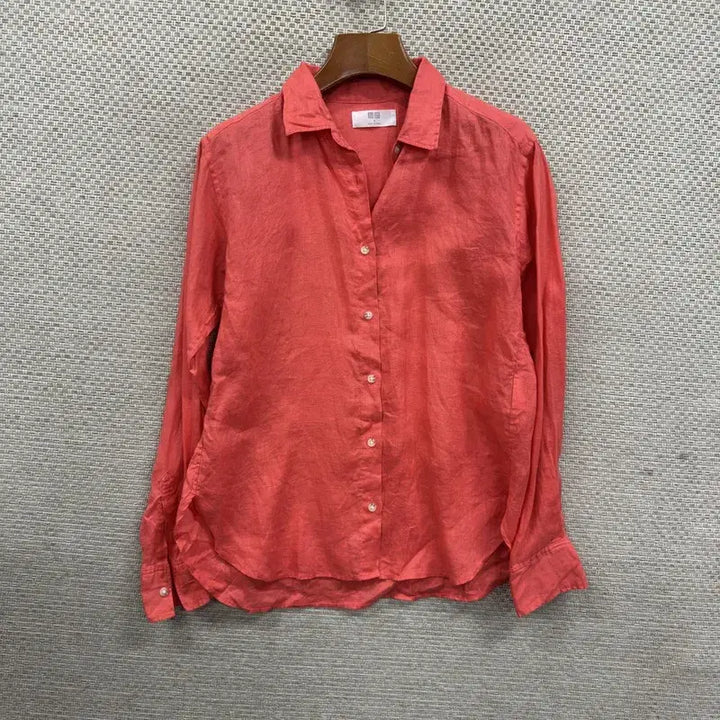 [SOLD OUT] 유니클로 린넨 셔츠 S D06452
