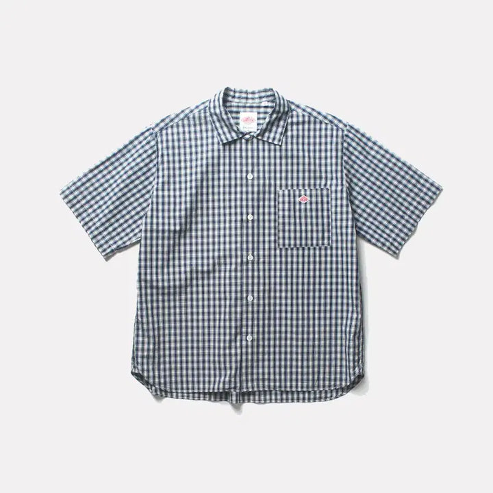 [SOLD OUT] 단톤 체크 하프셔츠_2803