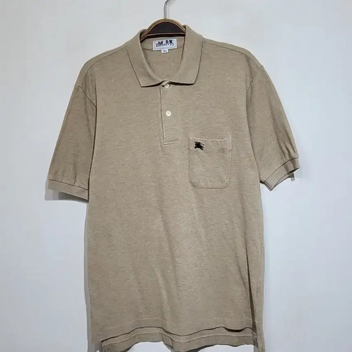 [SOLD OUT] (M) 버버리 반팔 카라티 포켓 로고 PK 폴로 티셔츠 일본판