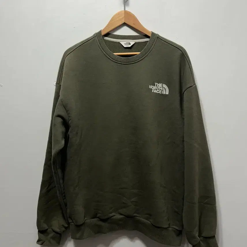 [SOLD OUT] 노스페이스 맨투맨 카키색 M