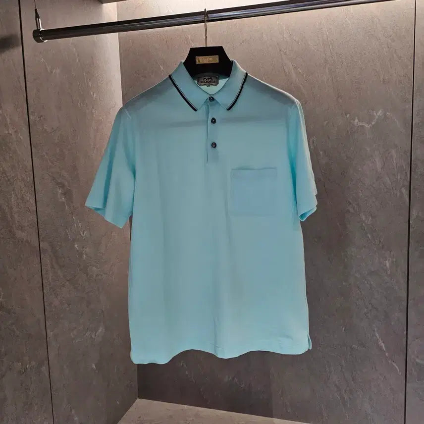 [SOLD OUT] 에르메스 PK 폴로 셀리에 코튼 카라티셔츠
