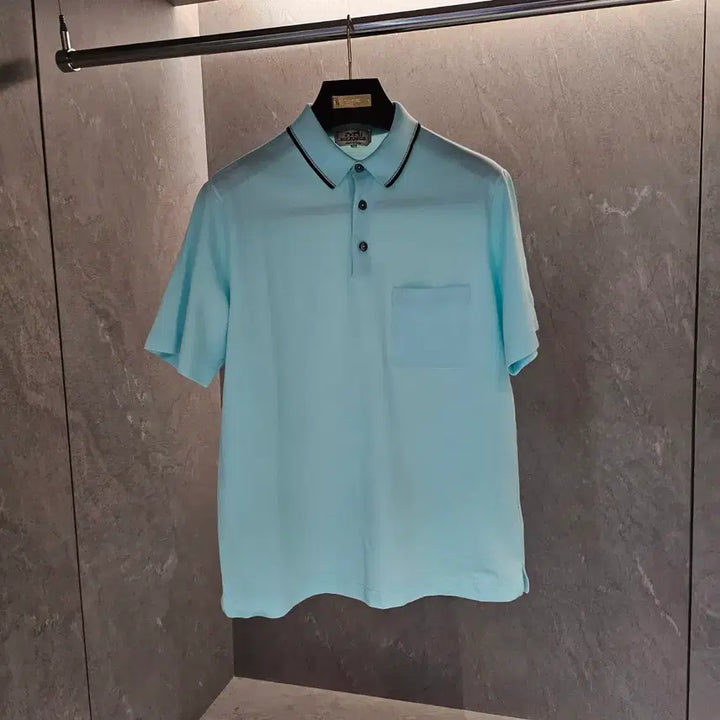 [SOLD OUT] 에르메스 PK 폴로 셀리에 코튼 카라티셔츠