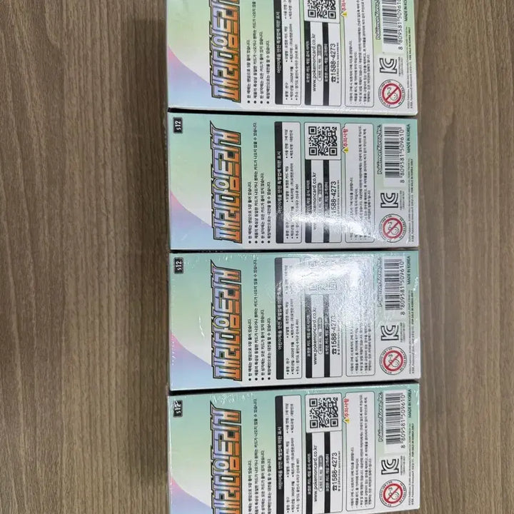 [BUNJANG] Pokémon TCG Paradigm Trigger First Edition 4 Booster Box Set (Sealed) / 포켓몬스터 패러다임트리거 초판 미개봉 4박스 프로모카드 동봉