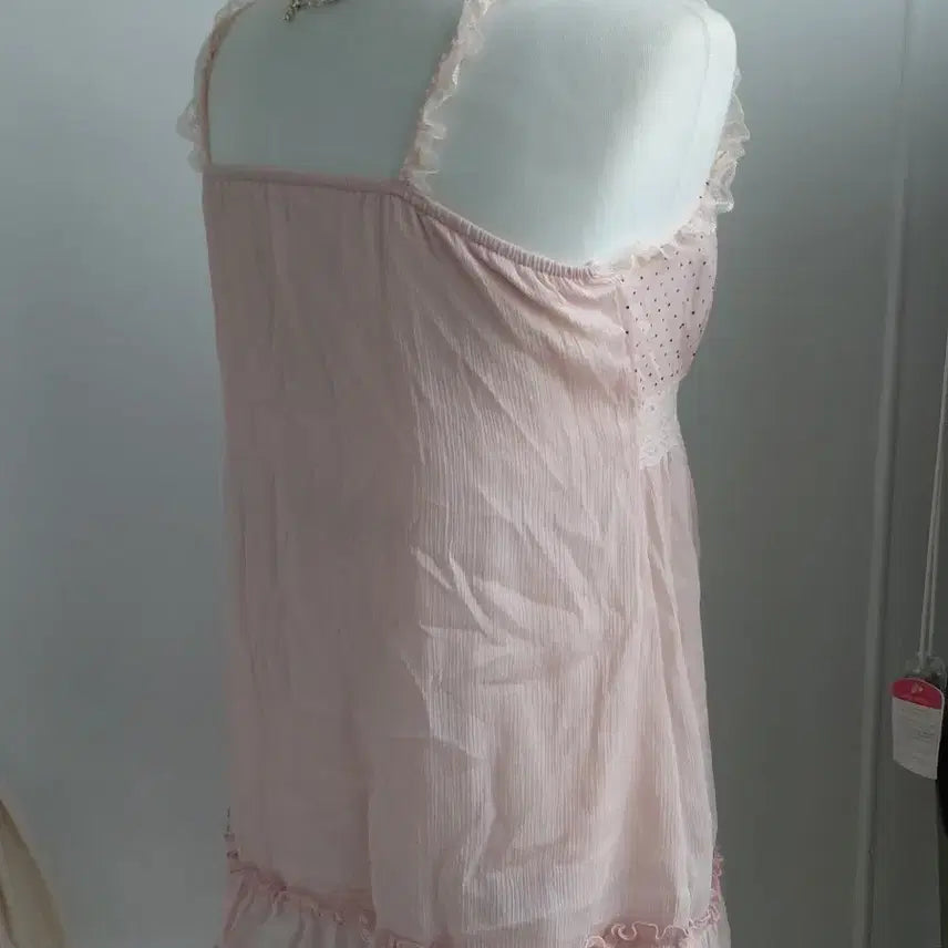 [SOLD OUT] [빈티지] 핑크 도트 캉캉 원피스