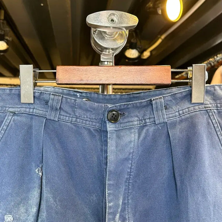[SOLD OUT] [31-32]프렌치워크웨어 더티 패치워크 프렌치 워크팬츠