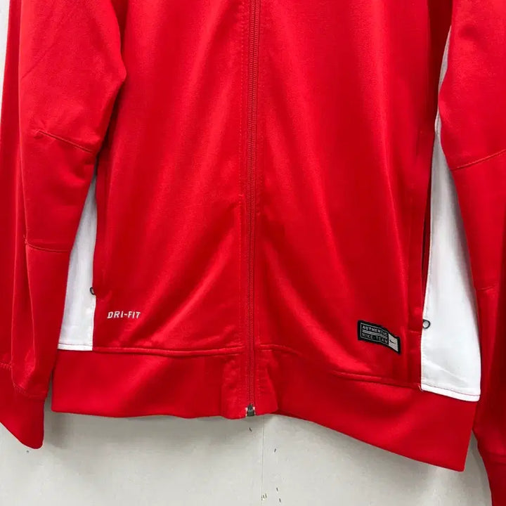 [SOLD OUT] 남성 100 M / 나이키 드라이핏 져지 집업 레드 화이트