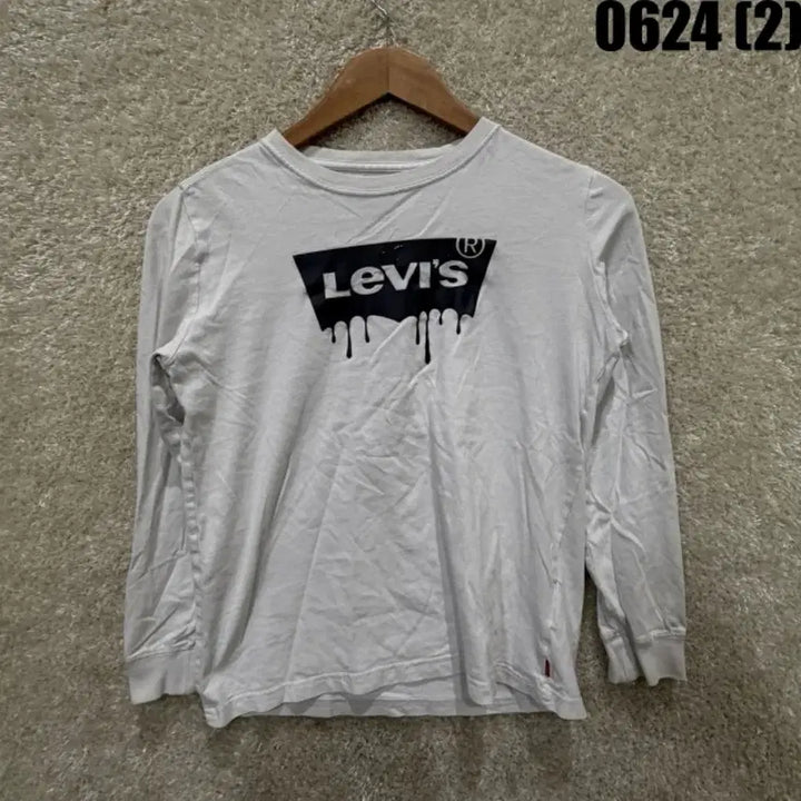 [SOLD OUT] 리바이스 긴팔 티셔츠 화이트 아동 140