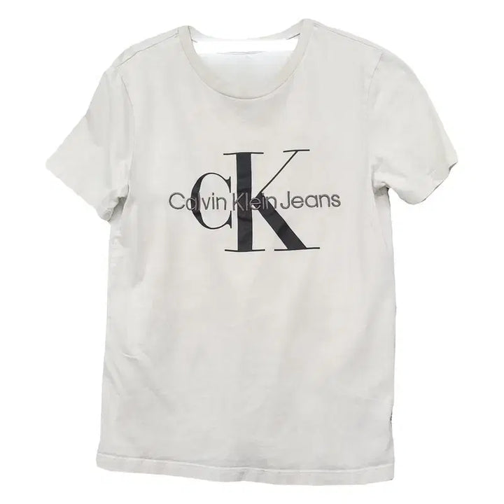 [SOLD OUT] 캘빈클라인 프린팅 화이트 반팔티 XS
