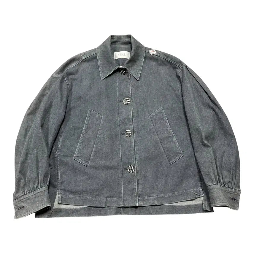[SOLD OUT] (바배) 타임 한섬 워시드 여성 데님 셔츠 자켓