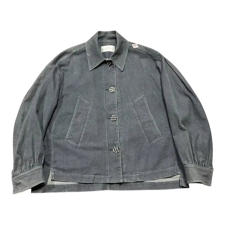 [SOLD OUT] (바배) 타임 한섬 워시드 여성 데님 셔츠 자켓
