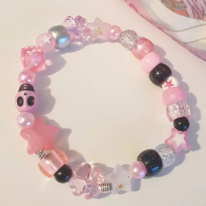 [SOLD OUT] 몬스터 에너지 스트로베리 드림즈 칸디 팔찌 씬키드 씬이모 kandi