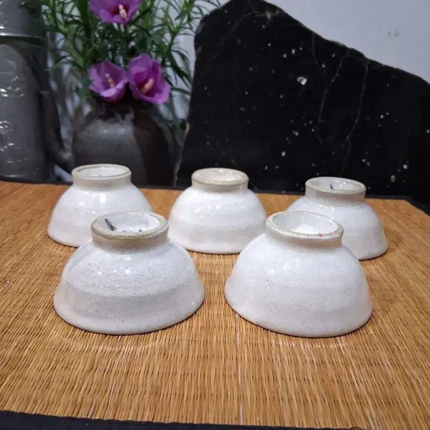 [SOLD OUT] 작가작품 분청차잔 5점 일괄