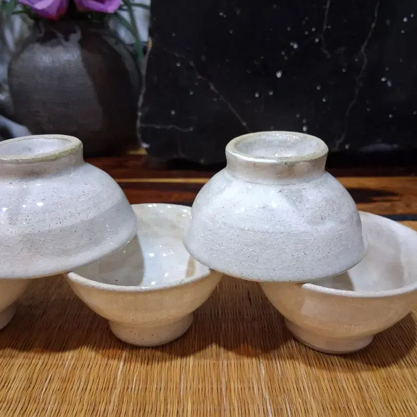[SOLD OUT] 작가작품 분청차잔 5점 일괄