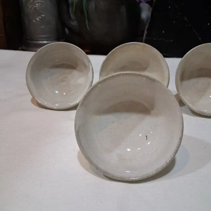 [BUNJANG] Buncheong Tea Cups Set of 5 / 작가작품 분인차잔 40cc 5점 일괄