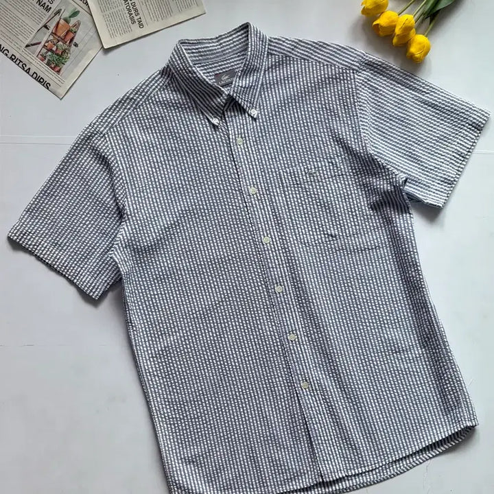 [SOLD OUT] Lacoste 라코스테 시어서커 스트라이프 셔츠