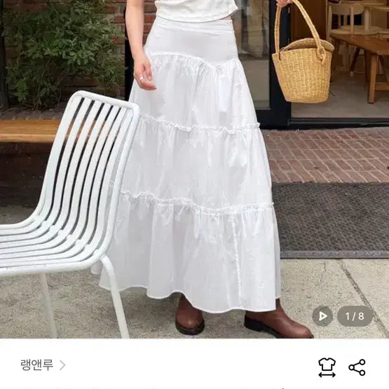 [SOLD OUT] 랭앤루 SHUUSHUU Ruffled Long Skirt(슈슈)_M