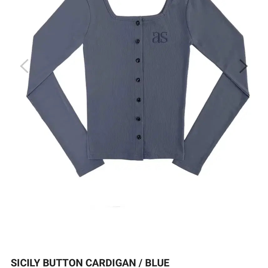 [BUNJANG] ASON SICILY BUTTON CARDIGAN BLUE / 애즈온 ason 가디건 SICILY BUTTON CARDIGAN