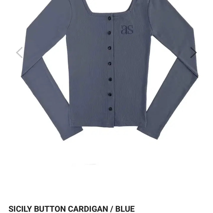 [BUNJANG] ASON SICILY BUTTON CARDIGAN BLUE / 애즈온 ason 가디건 SICILY BUTTON CARDIGAN