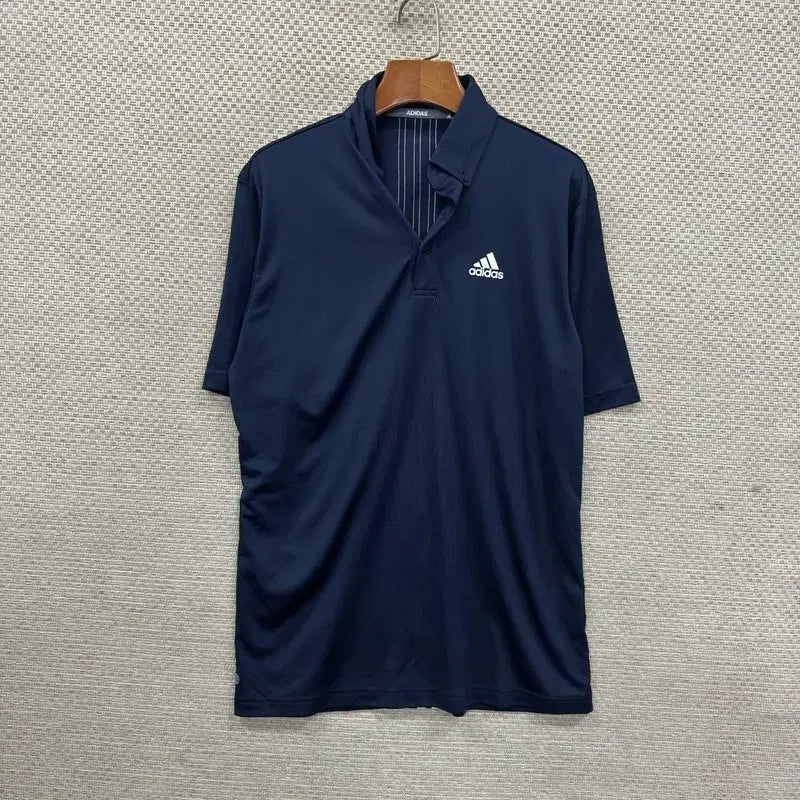 [BUNJANG] Adidas Performance Short Sleeve Polo Shirt M / 아디다스 기능성 반팔카라티 M D06516