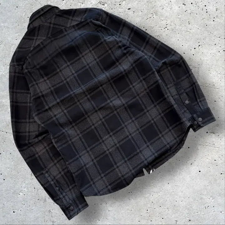 [SOLD OUT] [S] 18FW 오프화이트 플란넬 수입택 체크 셔츠