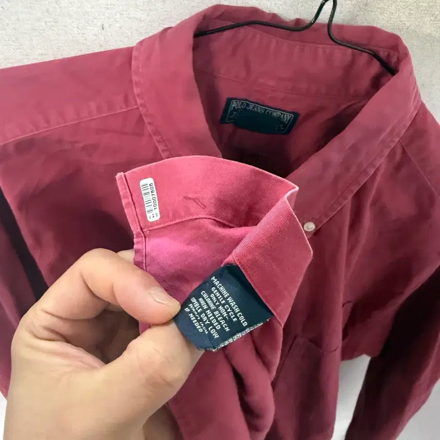 [BUNJANG] Polo Ralph Lauren Red Button-Down Shirt / 폴로 셔츠