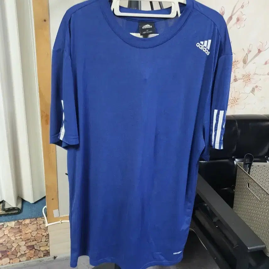 [BUNJANG] Adidas Climachill Short Sleeve T-Shirt Blue 110 / 빅사이즈 아디다스 클라이마칠 반팔티 블루 110