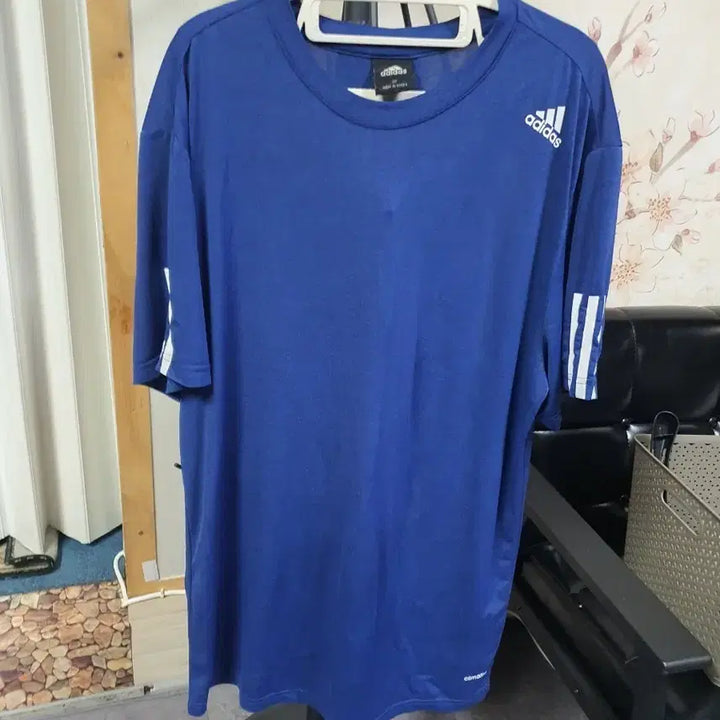 [BUNJANG] Adidas Climachill Short Sleeve T-Shirt Blue 110 / 빅사이즈 아디다스 클라이마칠 반팔티 블루 110