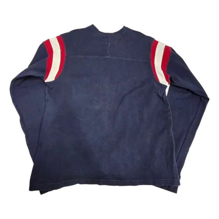[BUNJANG] Abercrombie V-Neck Sweatshirt Navy XL / [프립]XL/아베크롬비 브이넥 맨투맨 네이비