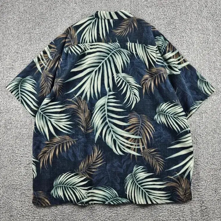 [BUNJANG] Boca Classics Hawaiian Short Sleeve Shirt XL Leaf Hawaiian / 보카 클래식 하와이안 반팔 셔츠 ( XL ) / 12691