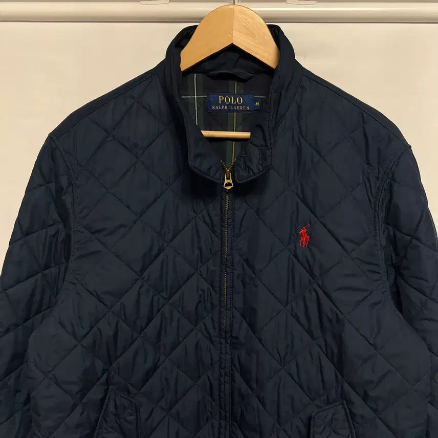 [BUNJANG] Polo Ralph Lauren Barracuda Quilted Jacket Navy M / [정품/M] 폴로 랄프로렌 바라쿠다 퀼팅 네이비 자켓 잠바