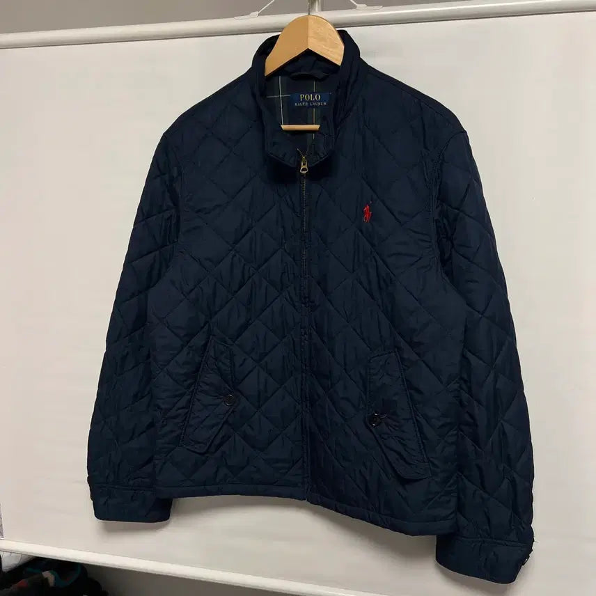 [BUNJANG] Polo Ralph Lauren Barracuda Quilted Jacket Navy M / [정품/M] 폴로 랄프로렌 바라쿠다 퀼팅 네이비 자켓 잠바