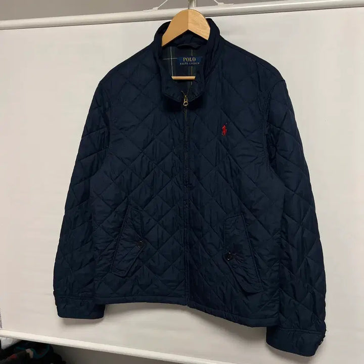 [BUNJANG] Polo Ralph Lauren Barracuda Quilted Jacket Navy M / [정품/M] 폴로 랄프로렌 바라쿠다 퀼팅 네이비 자켓 잠바