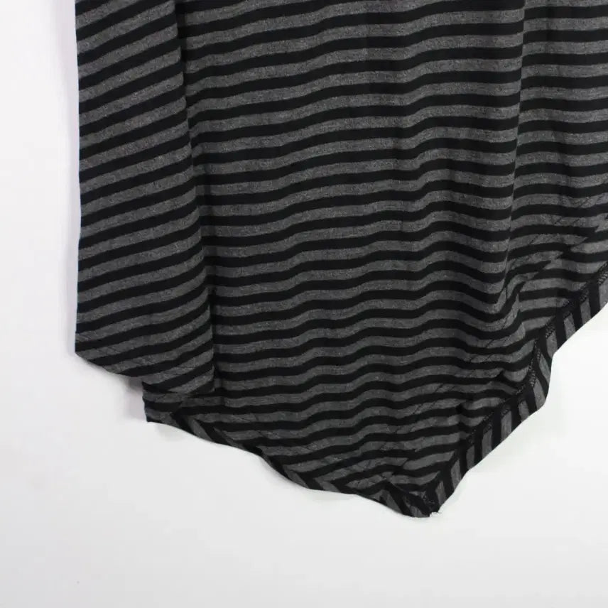 [BUNJANG] THEORIA Striped Asymmetrical T-Shirt / (새상품) THEORIA 스트라이프 언발 티셔츠 [26062410]