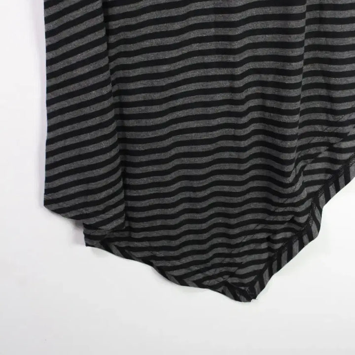 [BUNJANG] THEORIA Striped Asymmetrical T-Shirt / (새상품) THEORIA 스트라이프 언발 티셔츠 [26062410]