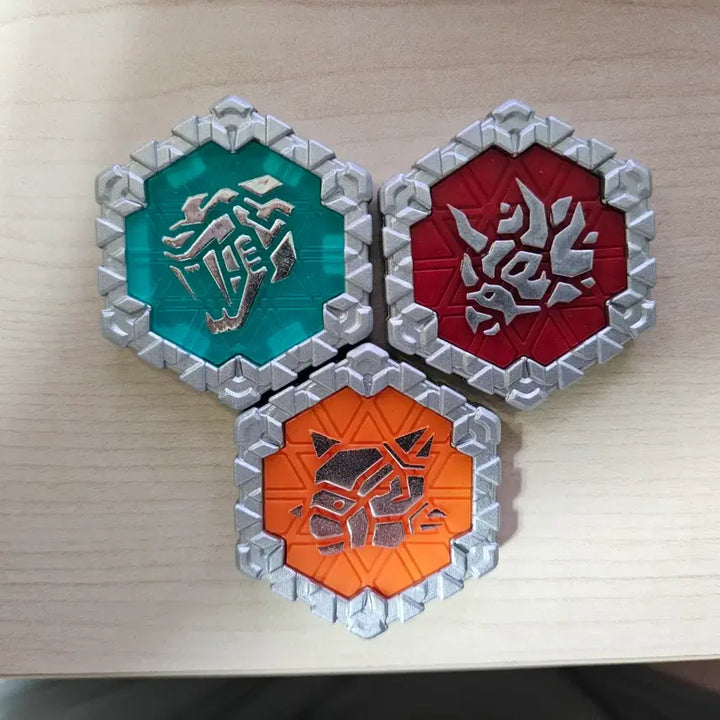 [BUNJANG] Mini Force Dino Coin Set (Burning Cora, Frozen Tiger, Magkill) / 미니특공대 다이노코인 3개 판매합니다.