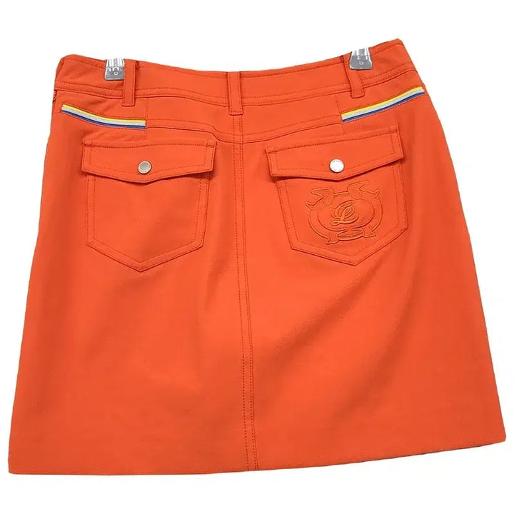 [BUNJANG] Louis Castel Orange Golf Skirt Size 64 / 루이까스텔 오렌지 골프 스커트 64