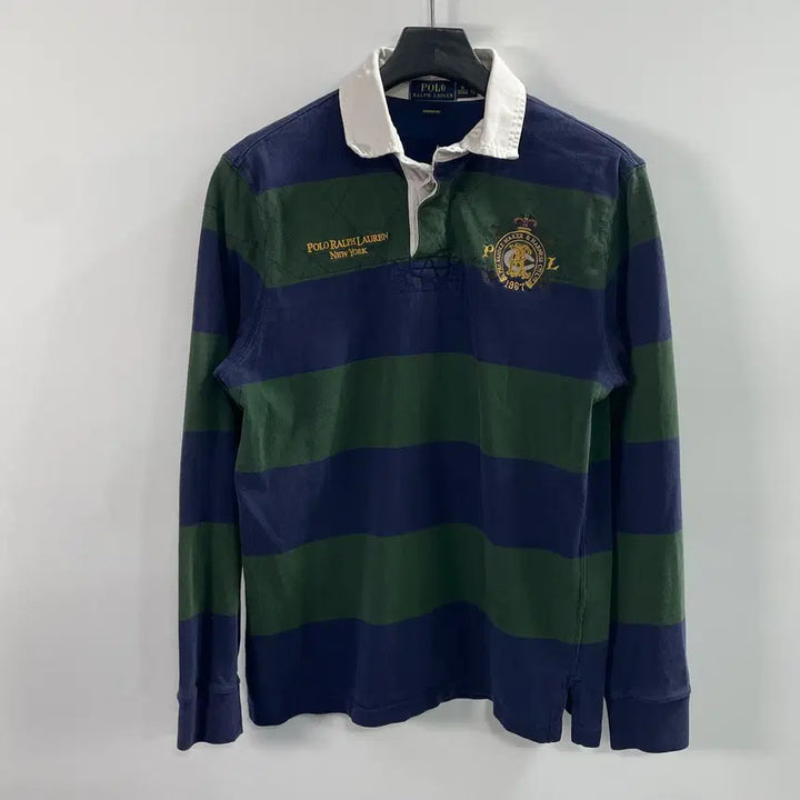 [BUNJANG] Polo Ralph Lauren Sweat Rugby Shirt / 폴로 랄프로렌 스웨트 pk 럭비티 (on.1005)