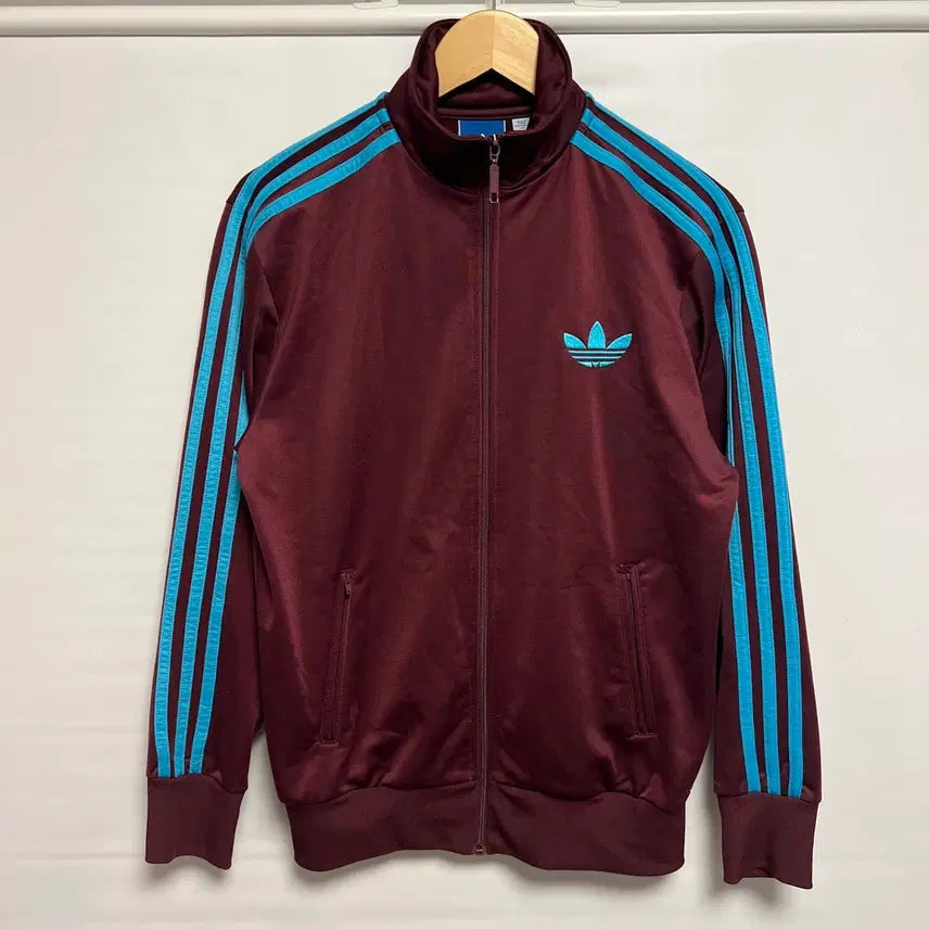 [BUNJANG] Adidas Old Firebird Track Top Jersey Maroon Burgundy Mint / [정품/90] 아디다스 구파이어버드 마룬 버건디 민트하늘 트랙탑/져지