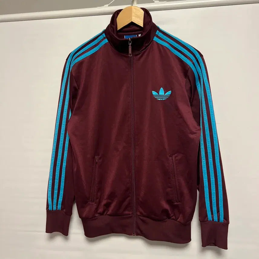 [BUNJANG] Adidas Old Firebird Track Top Jersey Maroon Burgundy Mint / [정품/90] 아디다스 구파이어버드 마룬 버건디 민트하늘 트랙탑/져지