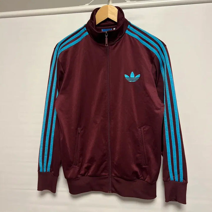 [BUNJANG] Adidas Old Firebird Track Top Jersey Maroon Burgundy Mint / [정품/90] 아디다스 구파이어버드 마룬 버건디 민트하늘 트랙탑/져지